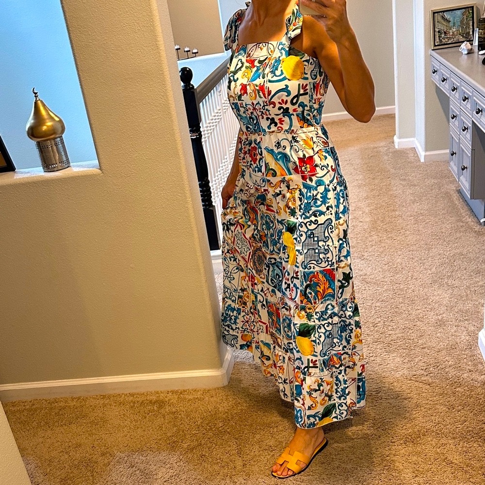 Floral Patchwork Maxi Dress